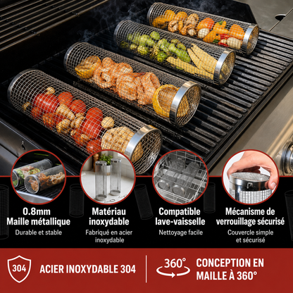 Panier légumes barbecue