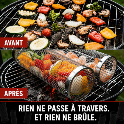 Panier légumes barbecue