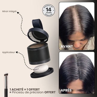 HairSilk™ Correcteur racines & cheveux blancs – résultat naturel immédiat