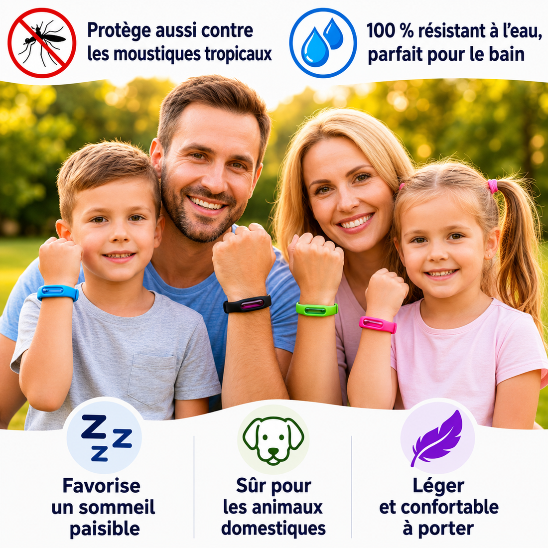 Bracelets antinmoutiques