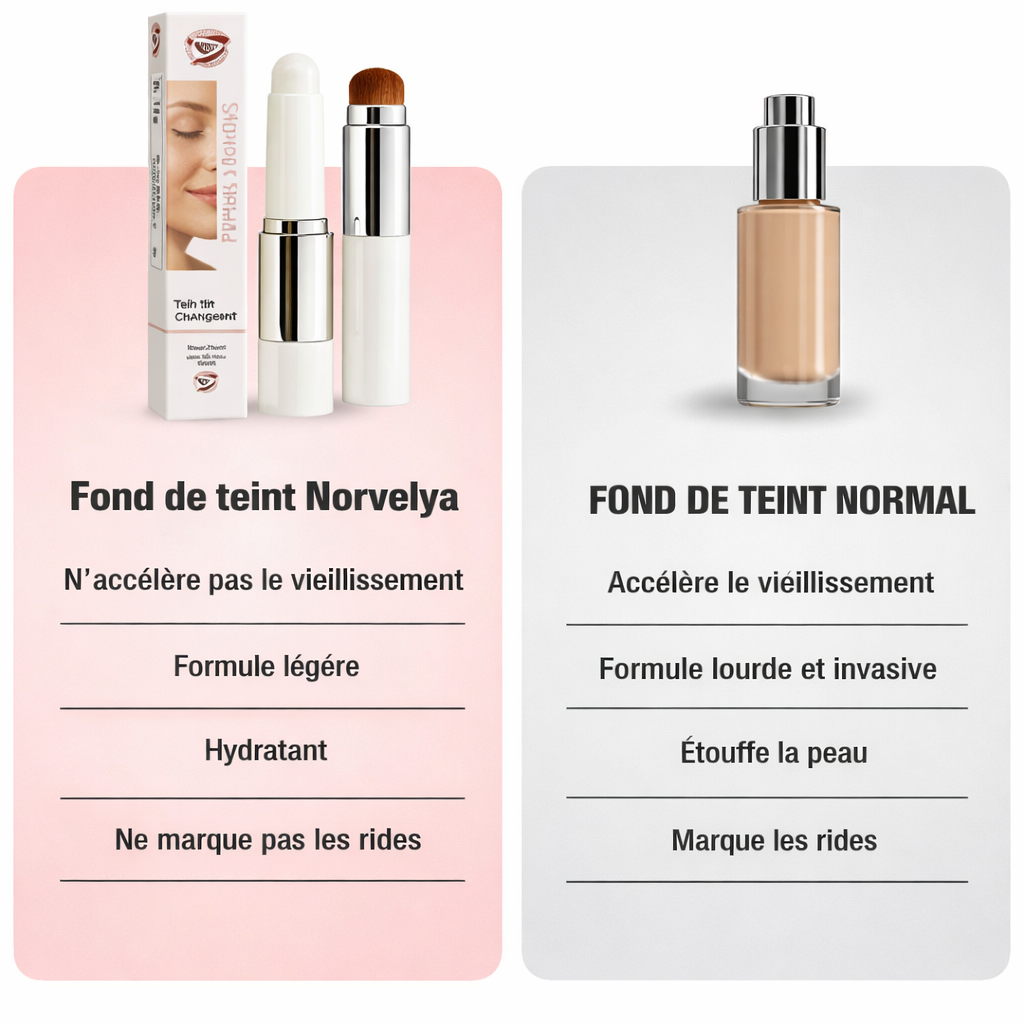 Fond de Teint Stick Norvelya – S’adapte à Votre Peau Instantanément