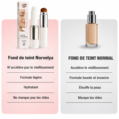 Fond de Teint Stick Norvelya – S’adapte à Votre Peau Instantanément