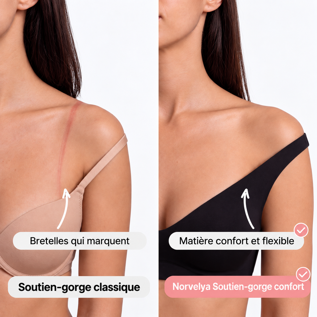 Soutien-gorge Comfort sans coutures ni armatures