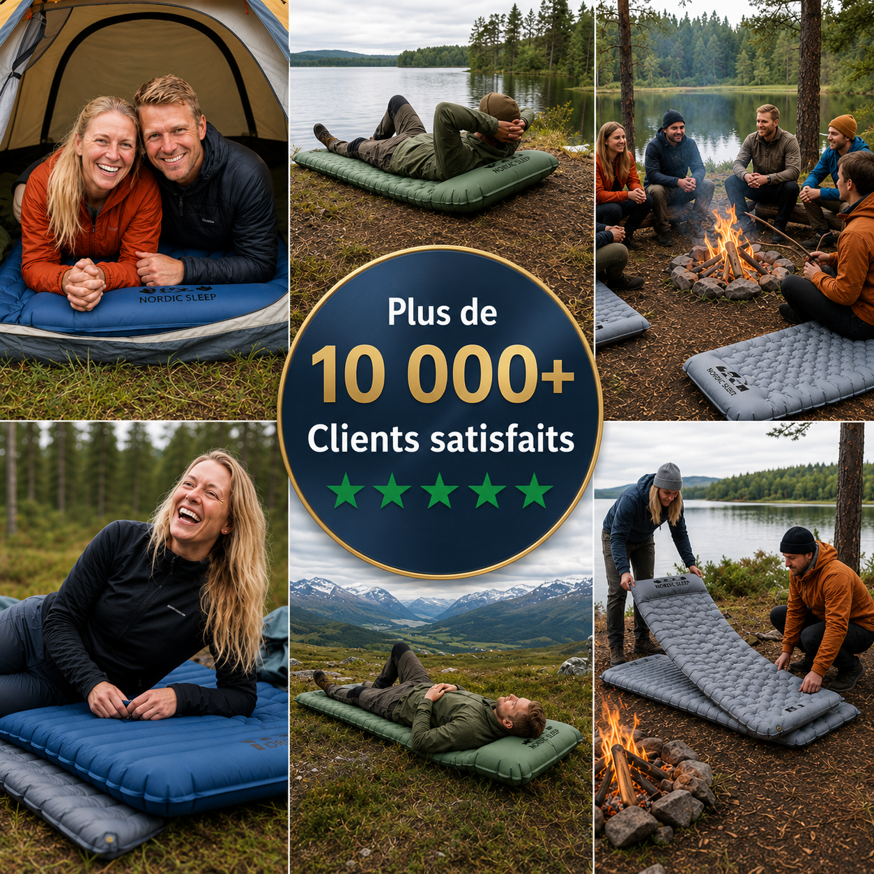 NordicAir™   Matelas de camping ultraléger et compact