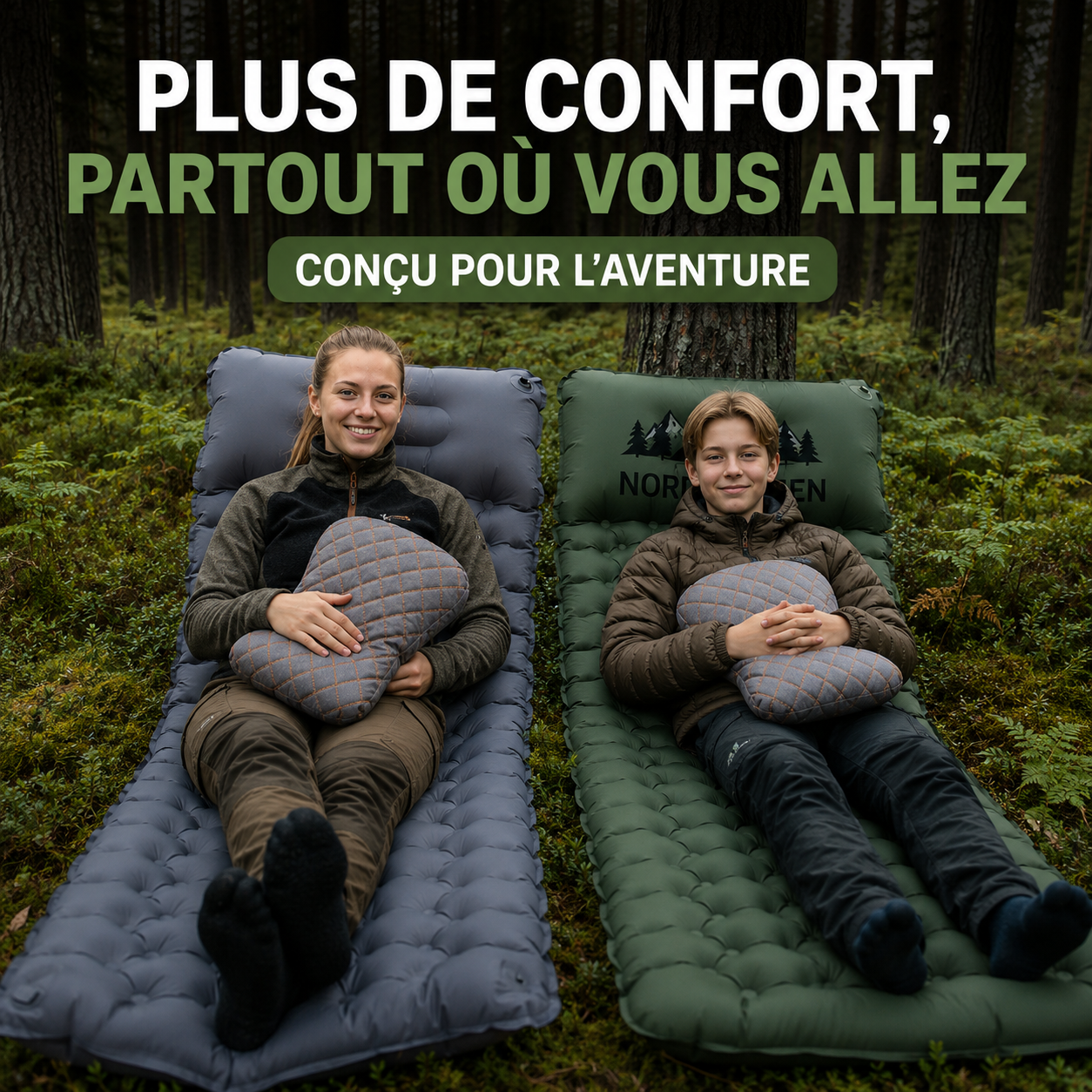 NordicAir™   Matelas de camping ultraléger et compact