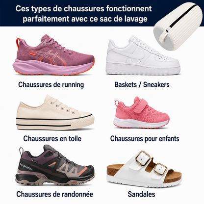 Sac de lavage pour  chaussures