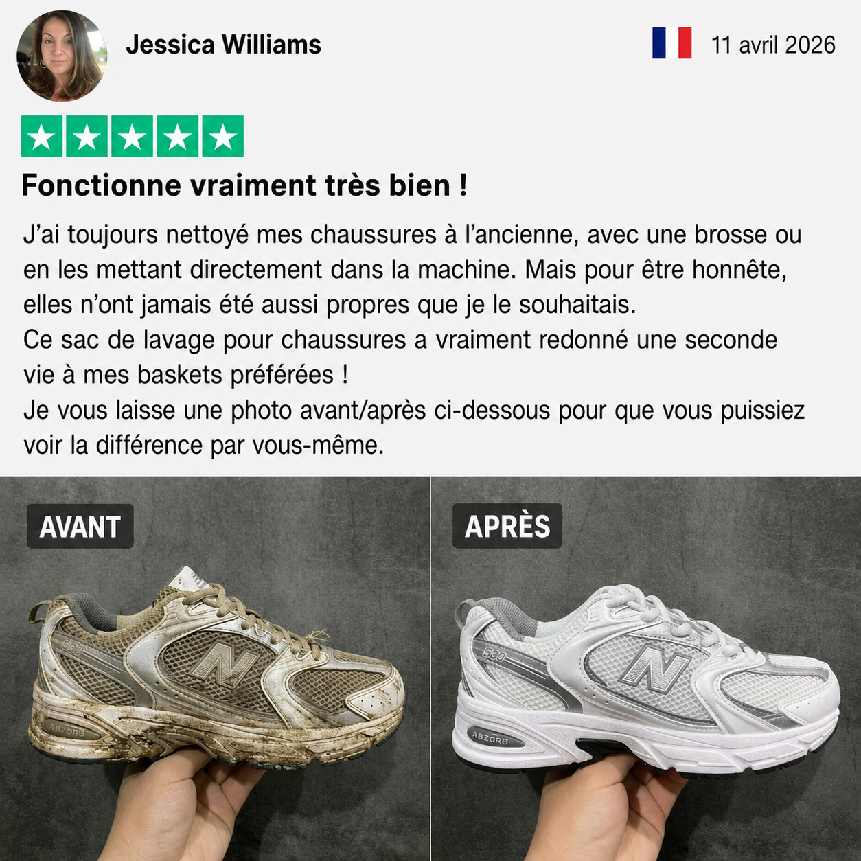 Sac de lavage pour  chaussures