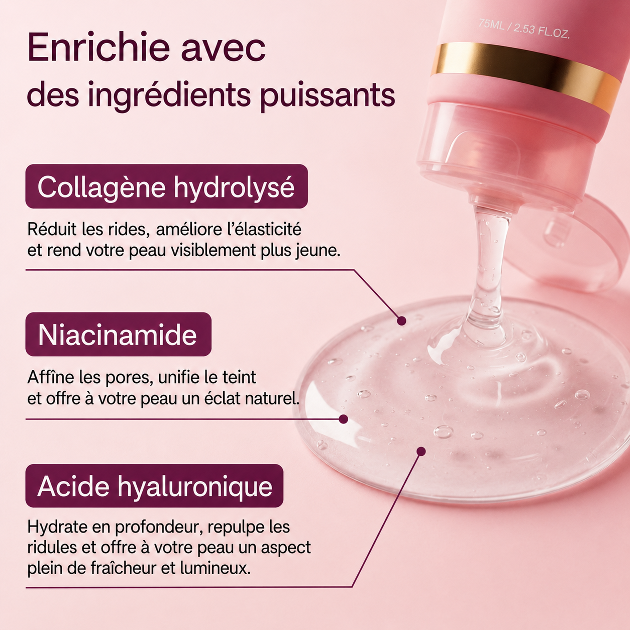 Masque bio-collagène + Pinceau