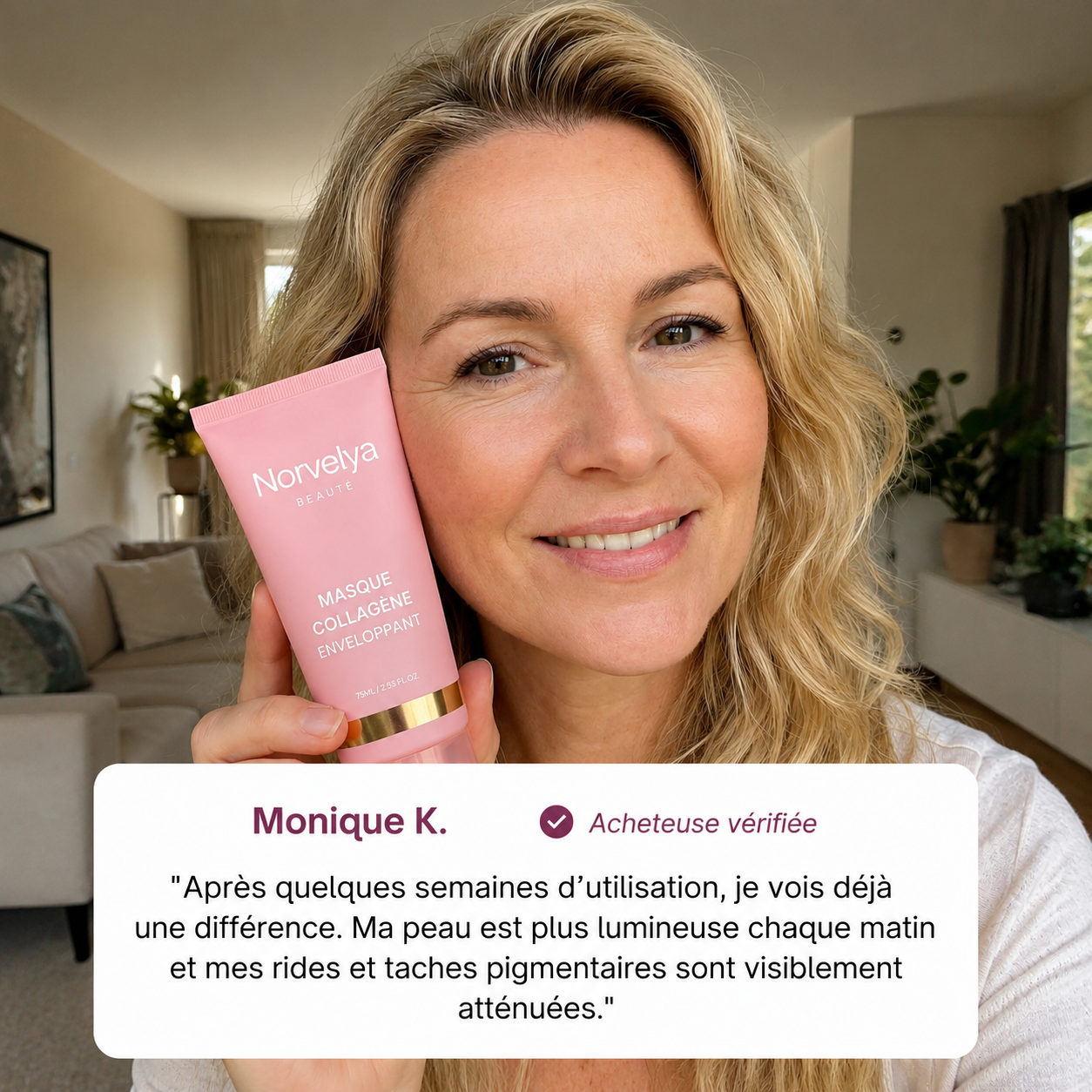 Masque bio-collagène + Pinceau